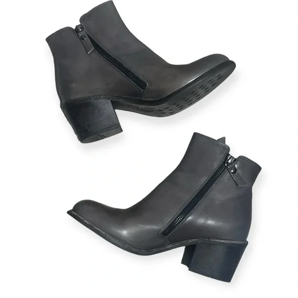 AGL Attilio Giusti Leombruni Women Ella Booties gray size 39 Italian size 9 US - Picture 3 of 14